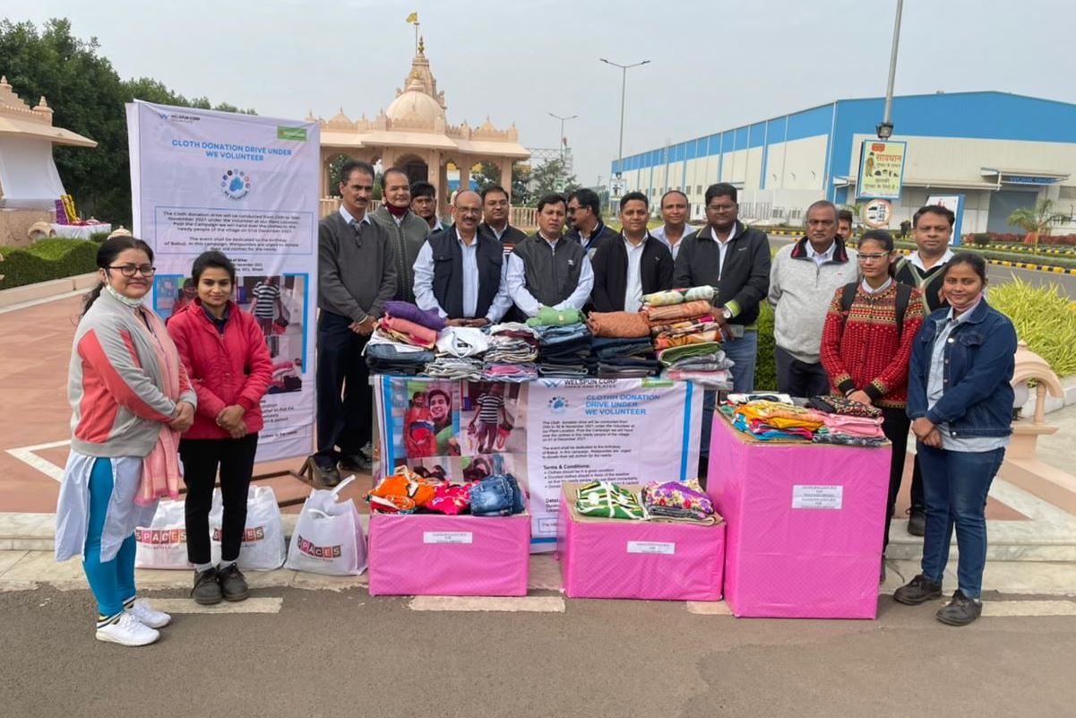 Welspun - Cloth Donation, WCL Bhopal Dec2021 - 2