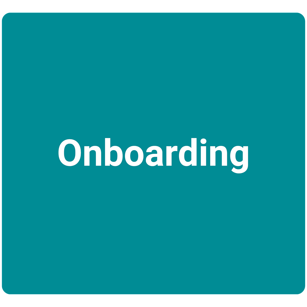 Onboarding